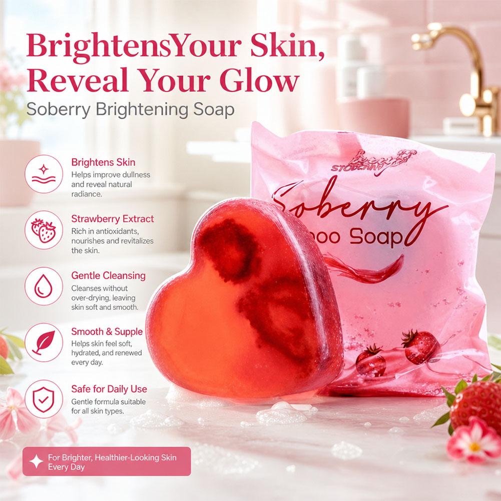 สบู่อาบน้ำกลิ่นสตรอว์เบอร์รี ช - Skincare Whitening บทวิจารณ์และราคา