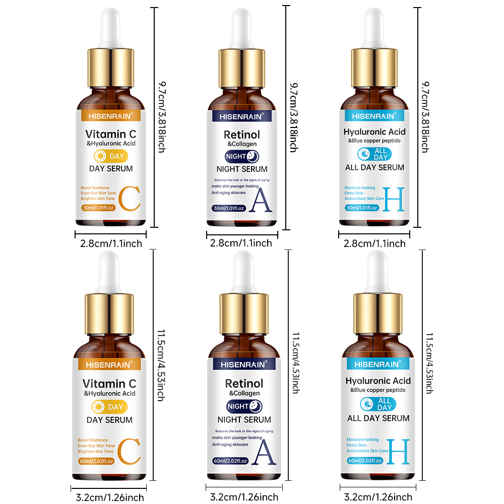 เซรั่มวิตามินซี + เรตินอล + ไฮ - Ferulic Acid Serum บทวิจารณ์และราคา