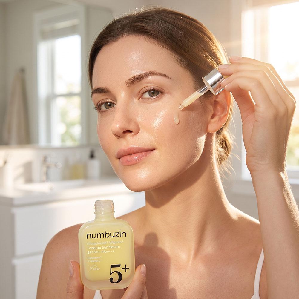 นัมบูซิน 5+ กลูตาไธโอน วิตามิน - Ferulic Acid Serum บทวิจารณ์และราคา