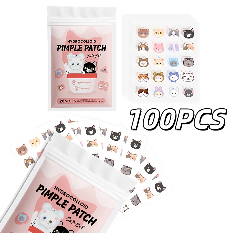 แผ่นแปะสิวรูปแมวน่ารัก 100 ชิ้ - Skincare Acne บทวิจารณ์และราคา