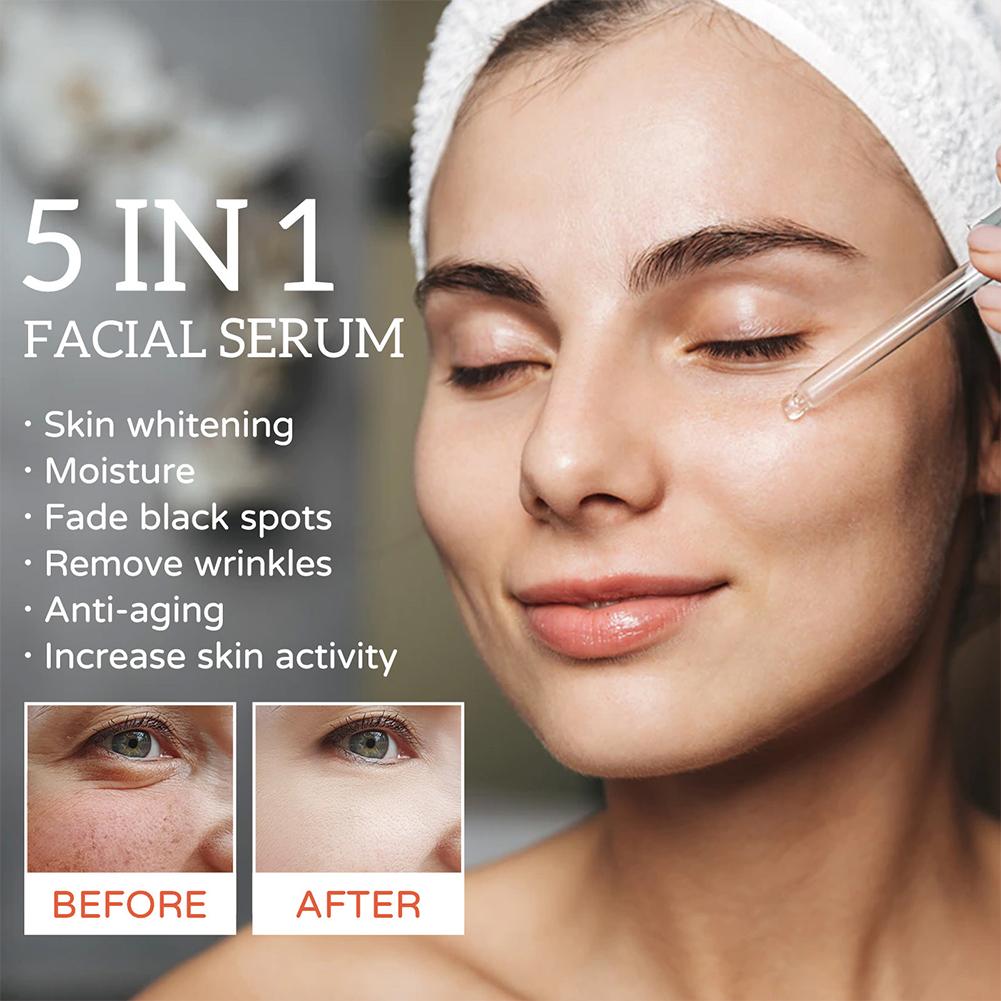 เซรั่มบำรุงผิวหน้า30มล. 5อิน1ว - Ferulic Acid Serum บทวิจารณ์และราคา