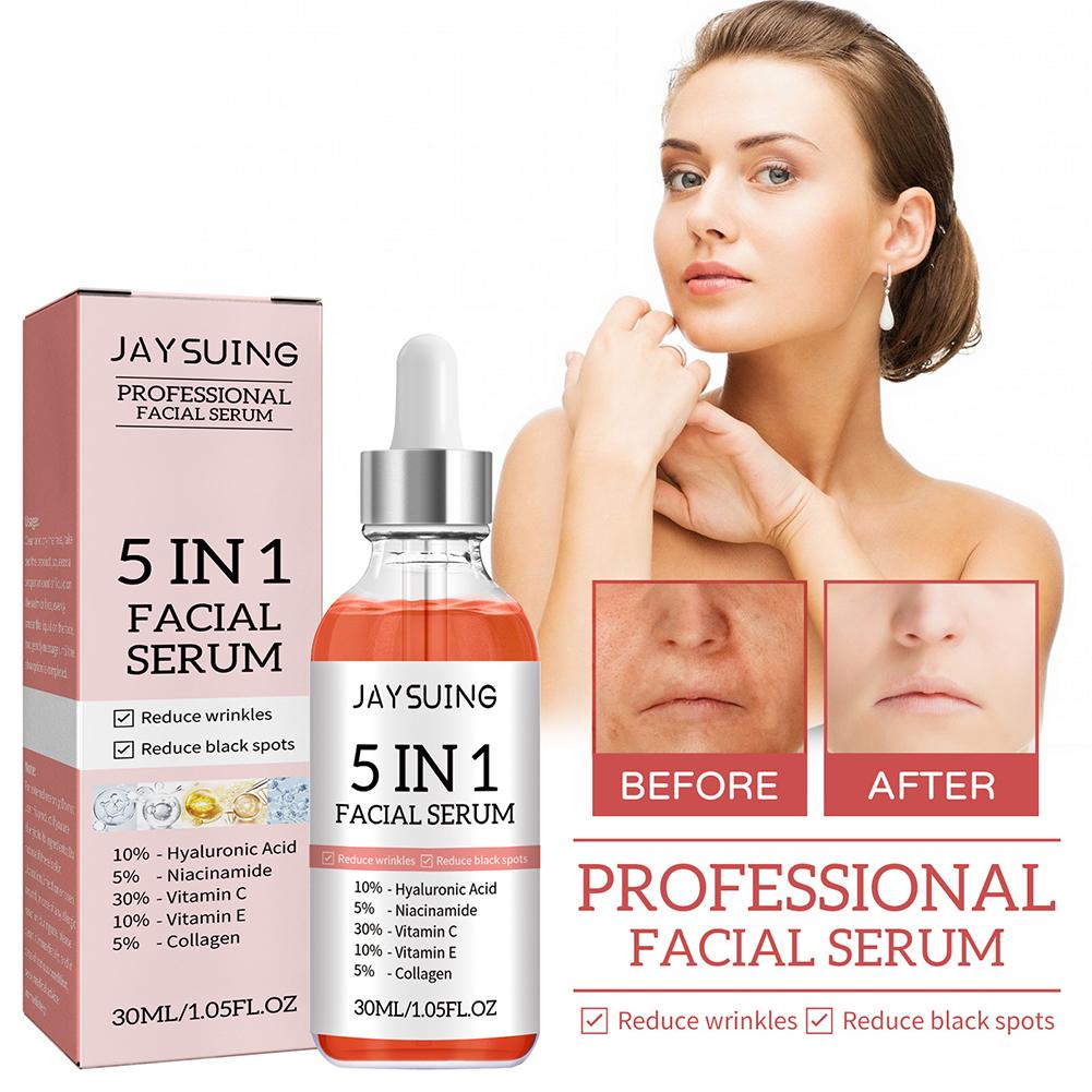 เซรั่มบำรุงผิวหน้า30มล. 5อิน1ว - Ferulic Acid Serum บทวิจารณ์และราคา